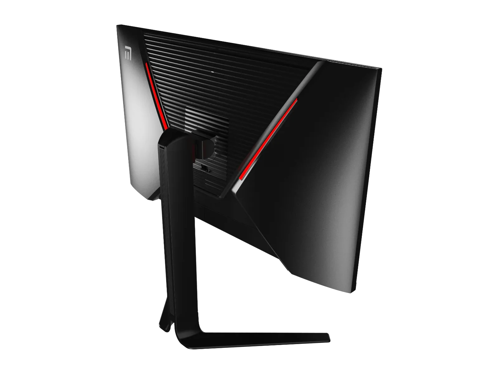 Rear three-quarter view of the OptiSync 27