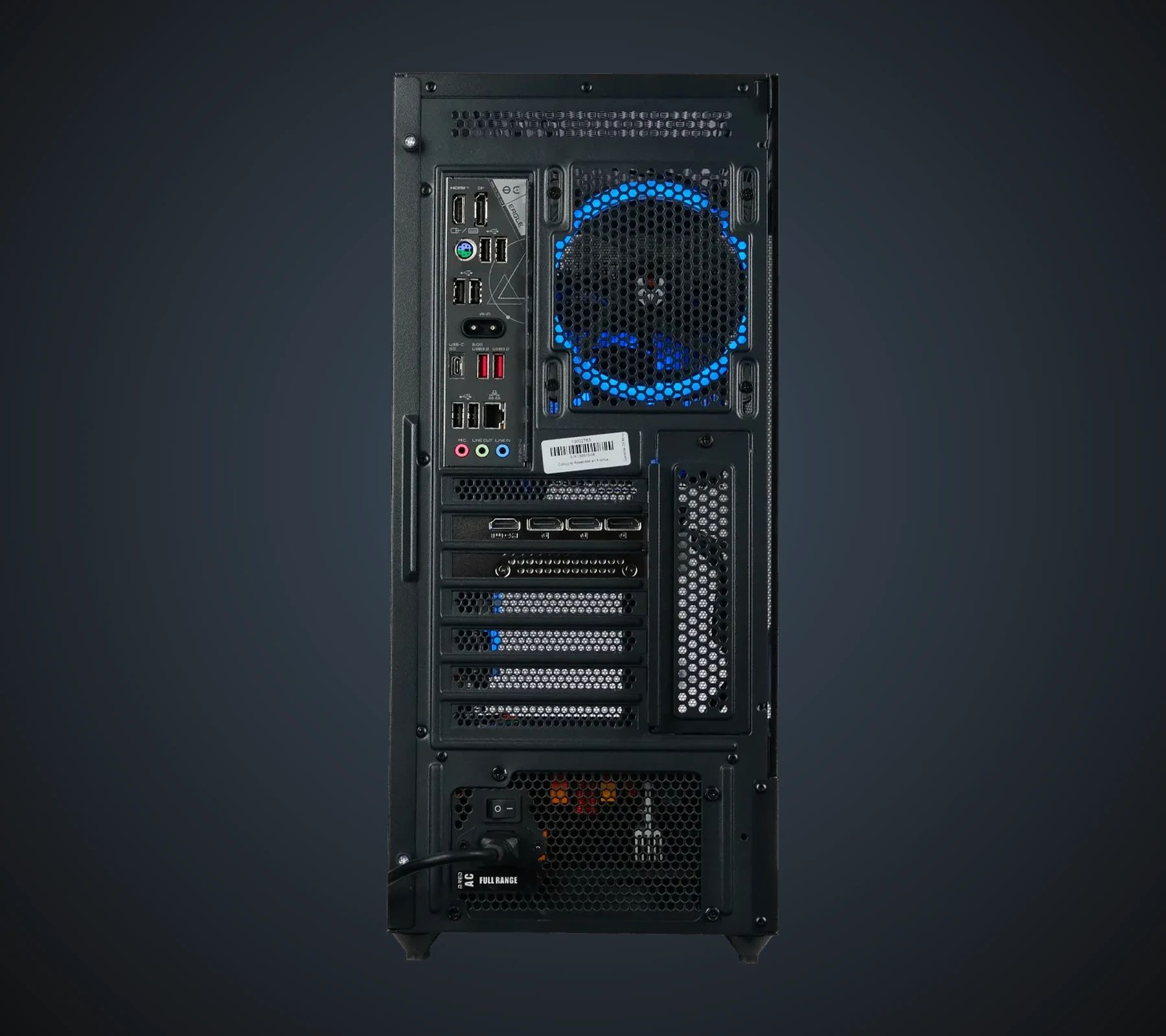 Rückseite des Gaming-PCs CBT041-03