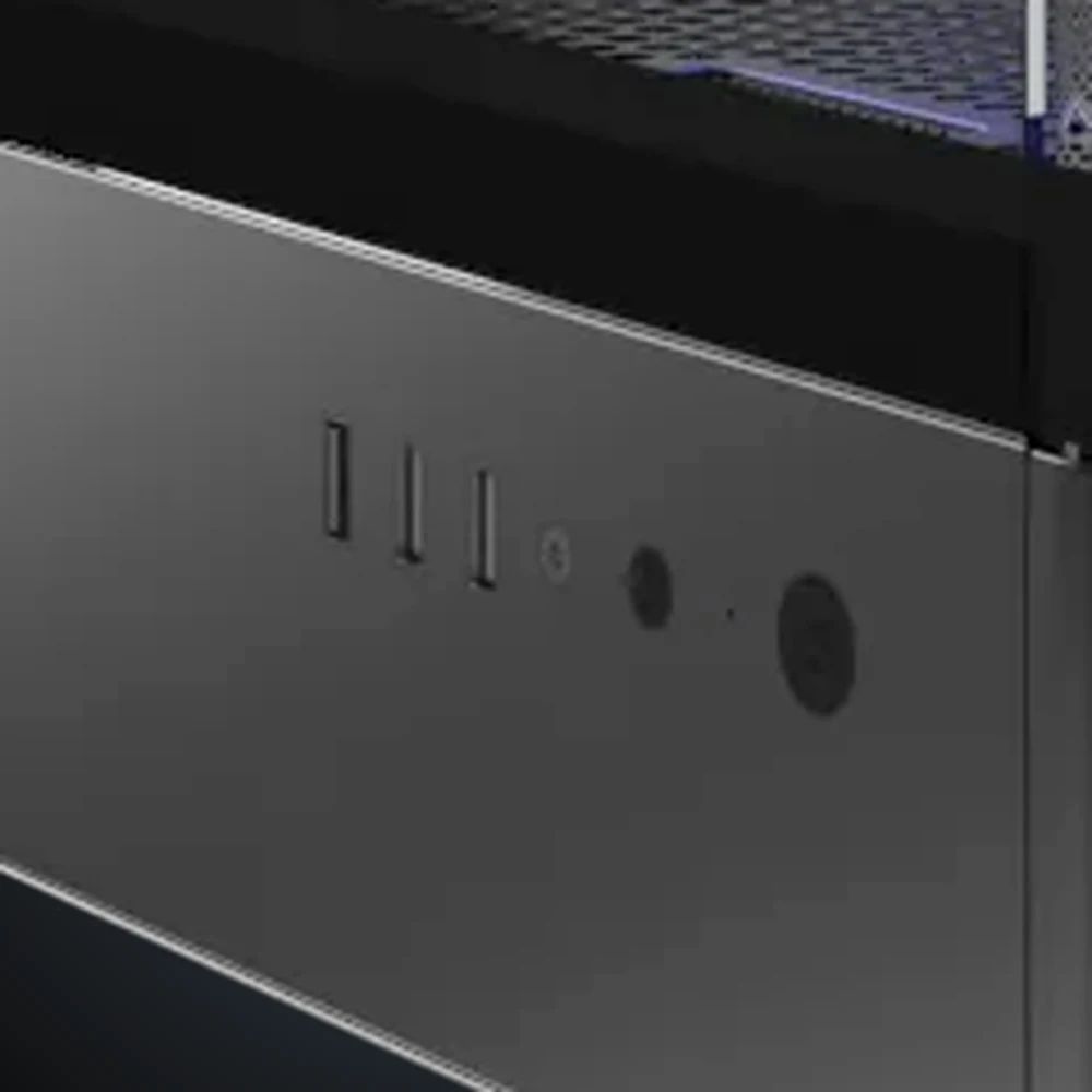Close-up of the connectors at the bottom of the left side of the Black Bird Vision