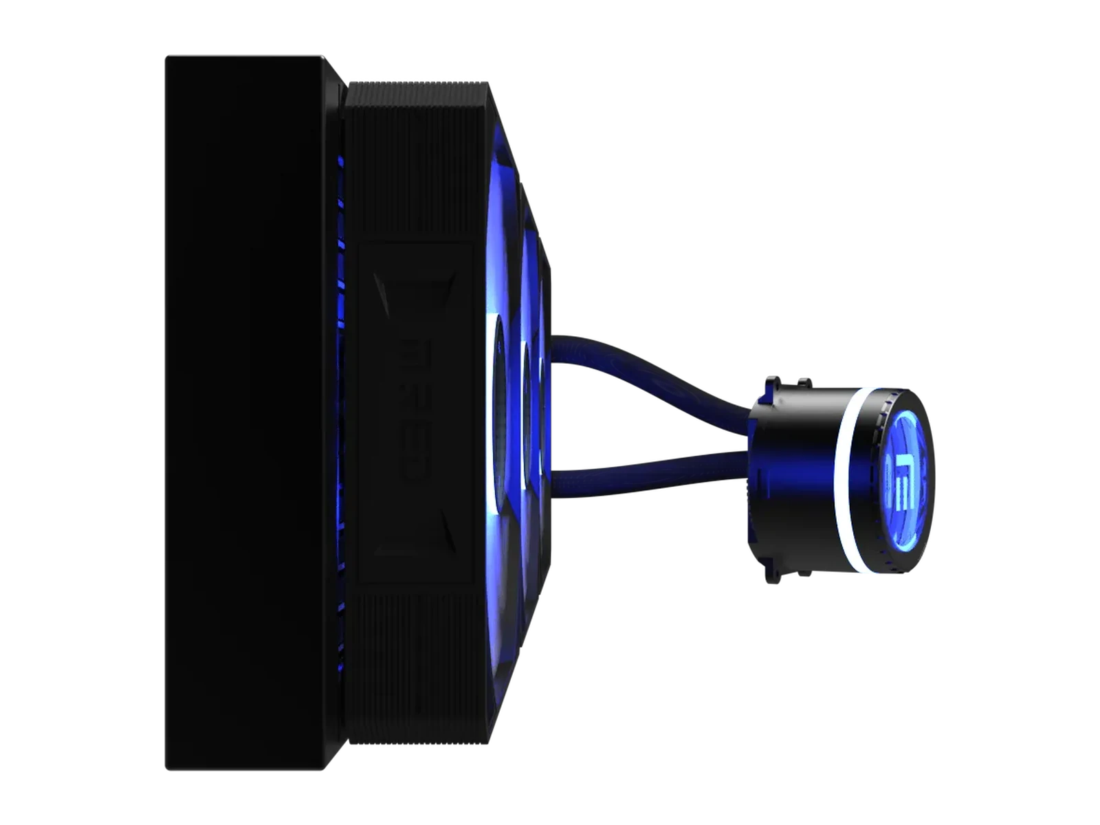 Profile of the Onyx 360, pump block on the side